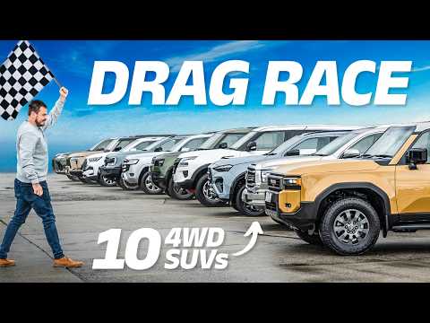 MEGA SUV drag race: Patrol v LandCruiser v Prado v Tank 500 v Lexus LX v Everest v Defender