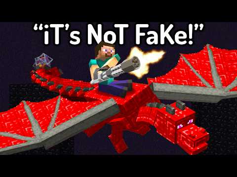 The Most HILARIOUS FAKE Minecraft Speedruns EVER...