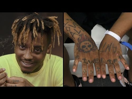 Juice WRLD tells the meaning behind his Tattoos