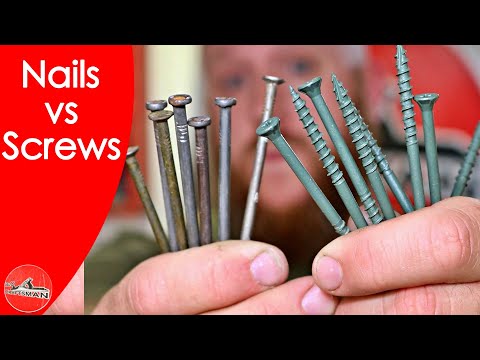 Nails Vs Screws, What do I use for my project!?