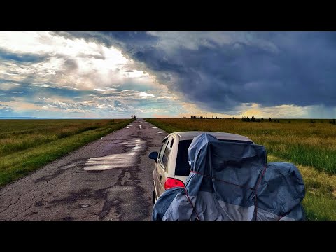 13,5 тыс.км на Матизе с эл-великом. Встрял у Волги. День 2.