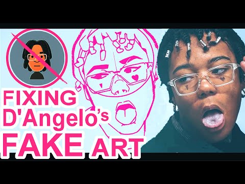 FIXING D'Angelo Wallace's FAKE art