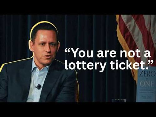 How To Take Over The World According to Peter Thiel
