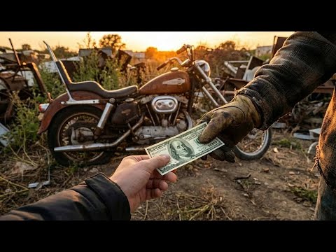I Bought a $100 Harley-Davidson from a Junkyard! (Full Restoration)