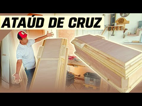 Ataúd Modelo de Cruz Parte 4 / Fabricando ataudes #elmueblemoderno