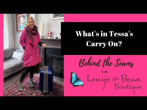 Behind The Seams: What's in Tessa's Carry On?