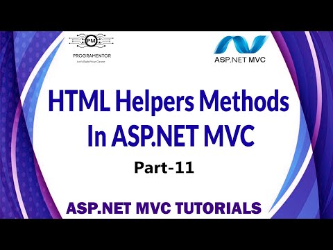 11 | HTML Helpers In ASP.NET MVC | HTML Helper Methods In ASP.NET MVC | Part-1 (Hindi/Urdu)