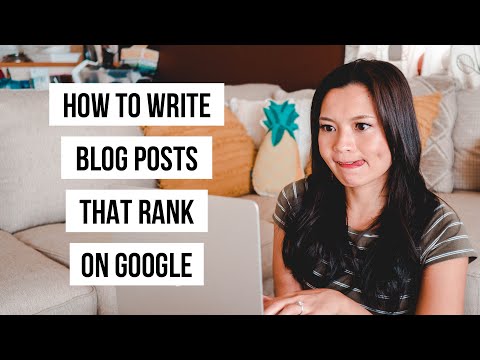 How to Write Blog Posts that Rank on Google