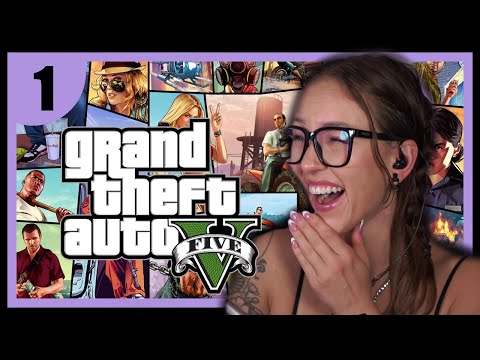 My FIRST GTA Game! I'm CACKLING β§ Grand Theft Auto V First Playthrough β§ Part 1