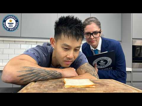 World's THINNEST Sandwich | Guinness World Records