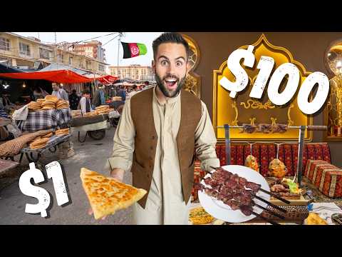 $1 VS $100 Street Food in Afghanistan