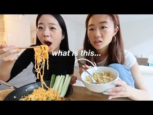 SWAPPING DIETS with my younger sister for 24 HOURS!!!