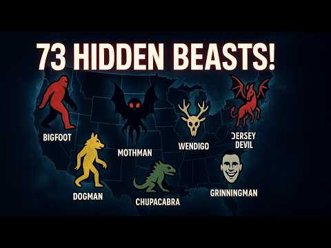 The Ultimate Guide to USA's Hidden Beasts: 73 Terrifying Cryptids, Ghosts & Myths