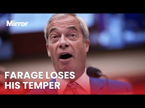 'You're here to impress the tech bros!' | Farage has HEATED exchange with Congressman in Washington