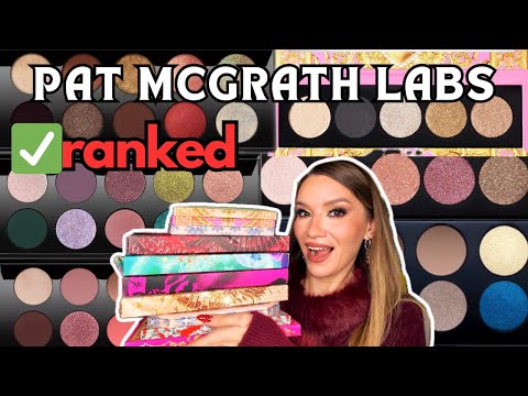 RANKING Pat McGrath EYESHADOW PALETTES 2025 | Vlogmas Day 23❄️