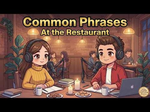 🍔 How to Order Food in English Like a Pro! | 60 Essential Phrases (A1-A2)