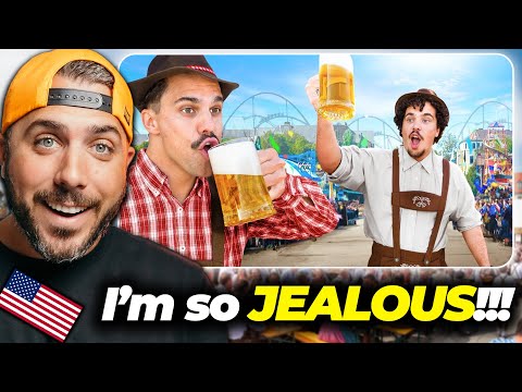 American Reacts to Oktoberfest for the First Time 🍺🇩🇪