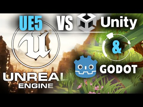 Learning UE5 vs UNITY & GODOT