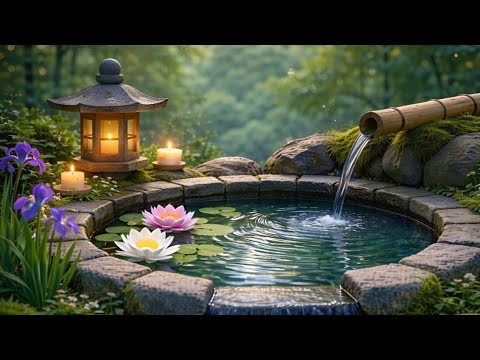 Cozy Stillness: Water, Candle & Blossom Sounds for Inner Peace