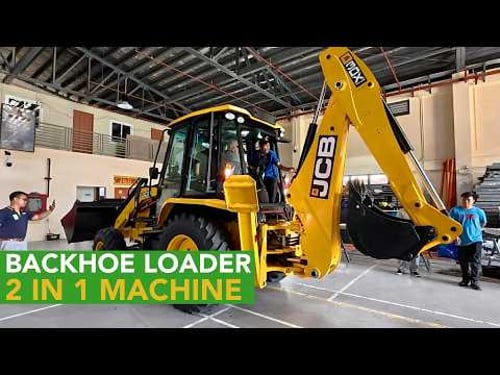 Backhoe Loader: 2 in 1 Machine, Best for Plantation, Livestock, Poultry and Aquaculture Applications