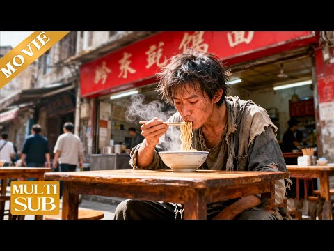 A beggar ate noodles before the shop closed, and it suddenly went viral, earning millions!