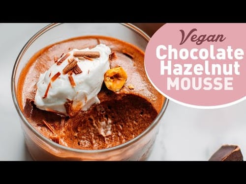 Vegan Chocolate Hazelnut Mousse
