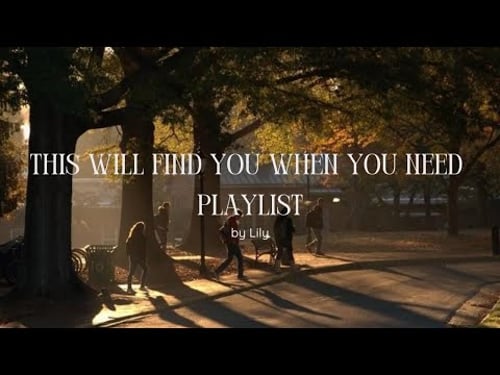 This Will Find You When You Need