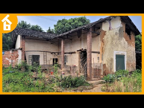 Twin Brothers Renovate Their Grandmother's Abandoned Country House and Clean Up the Weedy Yard