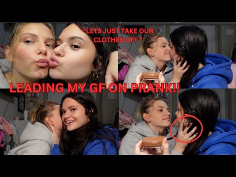 LEADING MY GF ON PRANK!! *WLW*