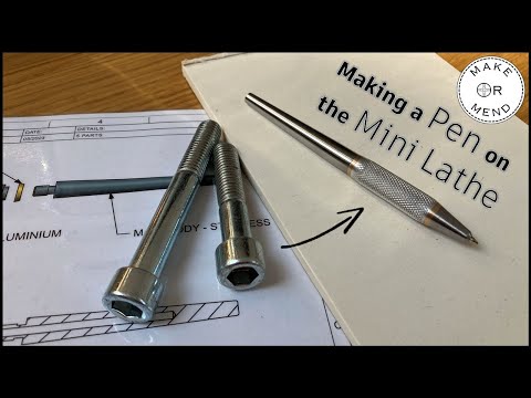 Mini Lathe Project: Making a Pen From Steel Bolts