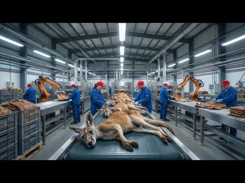 Inside a Modern Kangaroo Leather Factory: From Raw Hide to Leather Jacket (Full Process)