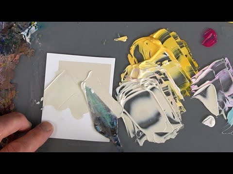 Matching less obvious colors. Color mixing with acrylics for beginners.