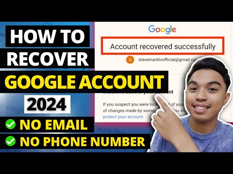 NEW! How To Recover Google Account without Phone Number and Recovery Email (2024)