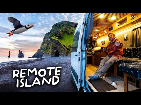 Remote Iceland Van Camping - Puffins, Ancient Caves, & Northern Lights (EP 7)