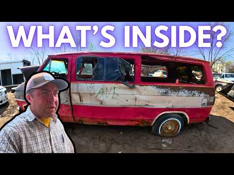 I was SHOCKED at how Much Money this SCRAP Van was Worth! (Junkyard Treasure Hunt)