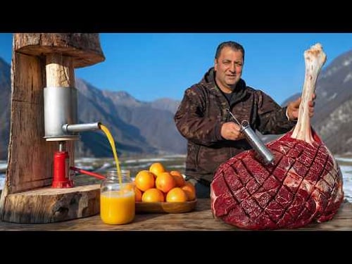 A GIANT LEG Juiced from the Inside with Special Marinade