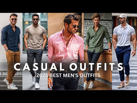 Best Casual Outfits For Men | Men's Fashion Ideas 2025 | Summer Outfit Ideas For Men