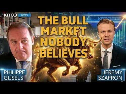 Gold $10,000 & Silver $200? Philippe Gijsels: “Largest Bull Market in History” Begins