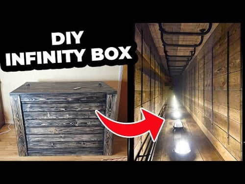 I Made a Box Look Like a Mineshaft - Infinity box