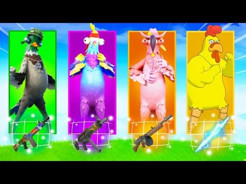 The *RANDOM* CHICKEN Skin Challenge In Fortnite!