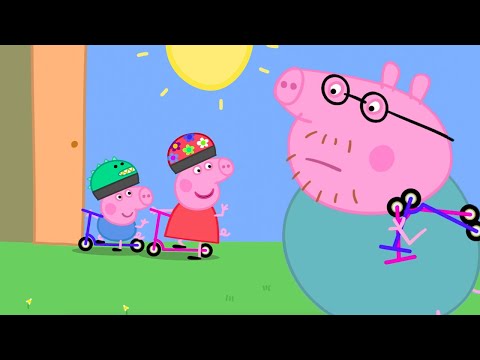 Mit dem Motorroller zur Schule | Peppa-Wutz Volle Episoden