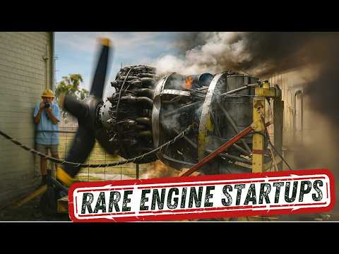 21 RARE AERO ENGINE STARTUPS: Old Aircraft Sounds That Will Blow You Away