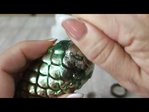 Реставрация ёлочных игрушек.