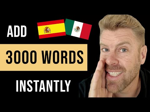 I found 17 Patterns that give you 3000 Spanish words Instantly for Learning Spanish
