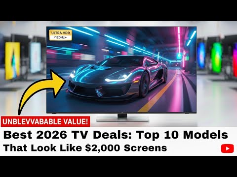 Best 2026 TV Deals: Top 10 Models That Look Like $2,000 Screens