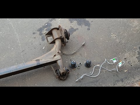 Задняя балка Приора.Легкий способ ее снятия,установки и замены сайлентблоков!