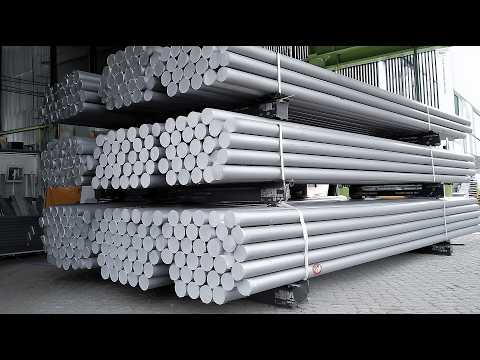 The Incredible Mass Production Process of Precision Pipes. Top 3 Korean Pipes