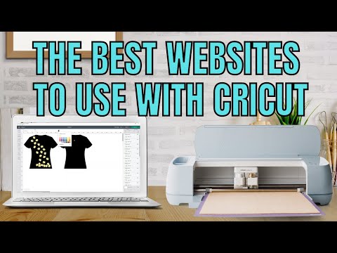 The best websites to use with Cricut - Design space Websites