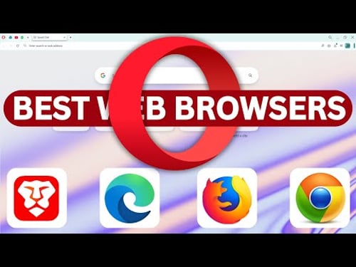 Top 5 Web Browsers for Your Computer #browser #opera #firefox #chrome #brave #edge