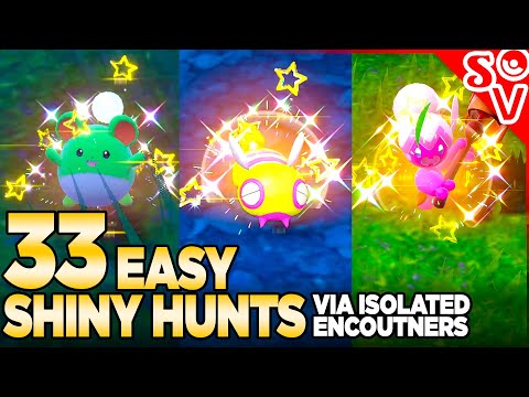 33 EASY Shiny Hunts in Pokemon Scarlet and Violet